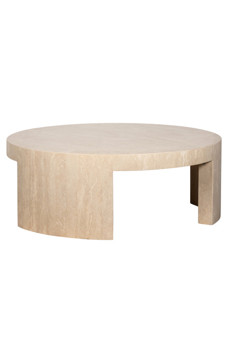 Coffee table Alexander Jones beige round (Biltmore)