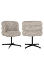 Dining chair Alexander Jones beige coco swivel (Chadwick) - 8 - 1