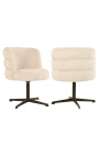 Dining chair Alexander Jones cream fusion swivel (Chadwick) - 4 - 1