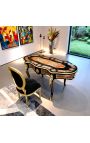 Large desk "violonné" style Napoleon III Boulle marquetry - 12