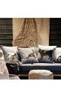 Plac Cushion w Cowhide i wool "stojąca krowa" 45 x 45