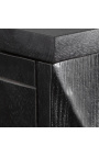 Meuble Bar NERVURA en manguier noir – 140 cm - 14