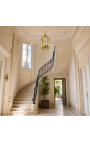 Large hall lantern gilded bronze Louis XVI style - 50 cm Ø - 4