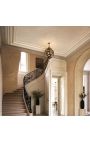 Round hall lantern patinated bronze 30 cm - 5