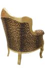 Armstolen "prinsesse" Baroque stil leopard vev og gull tre - 14