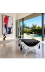 Dagobert Bench Black Velvet ja Silver Wood - 17