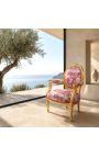 [Limited Edition] Louis XVI barokni stil naslonjač s toale de jouy tkanina i pozlaćenog drva - 7