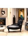 Baroko chains ilgio juodos odos su juoda mediena - 4