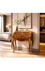 Schreibtisch scriban Louis XV Stil mit Marquetrie und Goldbronze - 3