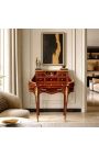 Galds "Bonheur du Jour" Marquetry Wood, Napoleona III stils - 2