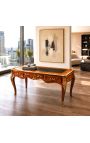 Velike Louis XV Style Desk u ružinom drvetu - 5