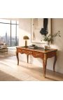 Gran Louis XV Taula d'estil en marqueteria de Rosewood - 8