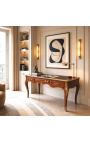 Gran Louis XV Taula d'estil en marqueteria de Rosewood - 6