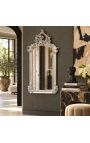 Espejo rectangular de estilo de rocaille de Plata Louis XV - 102 cm x 53 cm - 10
