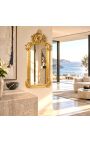 D'oro Louis XV specchio rettangolare in stile rocaille - 102 cm x 53 cm - 3