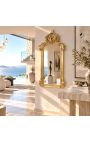 Zlatno pravougaoni ogledalo u stilu Louis XV rocaille - 102 cm x 53 cm - 12