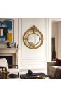 Grand Barok Horizontal Oval Mirror Louis XVI Style Broothels Parks - 3