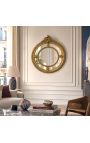 Mirall oval horitzontal del Gran Baroque Louis XVI Parcs de bordells d'estil - 5