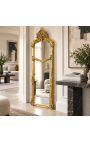 Louis XV Specchio psichica in stile Rocaille con due specchi - 13