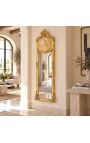 Psiche speculare Louis XV stile dorato con profilo femminile - 12