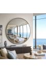 Zeer grote convexe ronde spiegel genaamd "heksenspiegel" - Ø 120cm - 3