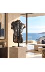 Gran escultura "Hermes Torso" suport de metall negre - 8