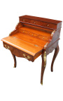 Louis XV Stile Roll-Top Secretary con 7 cassetti e intarsio - 13