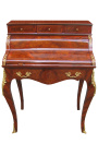 Louis XV Stil-Roll-Top-Sekretär mit 7 Schubladen und Marquetrie - 9