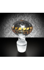 Decanter engraved with floral patterns in gold