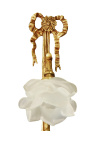 Large sconce made in bronze Louis XVI style with garlands and ribbons