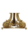 Piedestal bord Louis XV Style bronze og glasplade