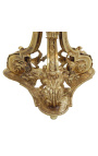 Пьедестал таблице Louis XV стиля бронзы и стеклянной столешницейстеклянной столешницей