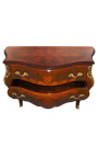 Marquetry kommode 2 skuffer Louis XV stil med bronse ormolu