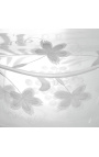 Blow en hand-cut glas fruit bowl