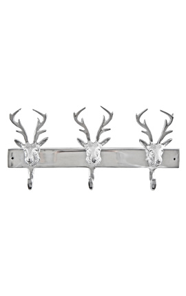 Door aluminium coat "drie heuvels" met 3 hooks