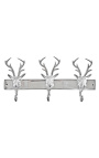 Door aluminum coat "three deer heads" with 3 hooks