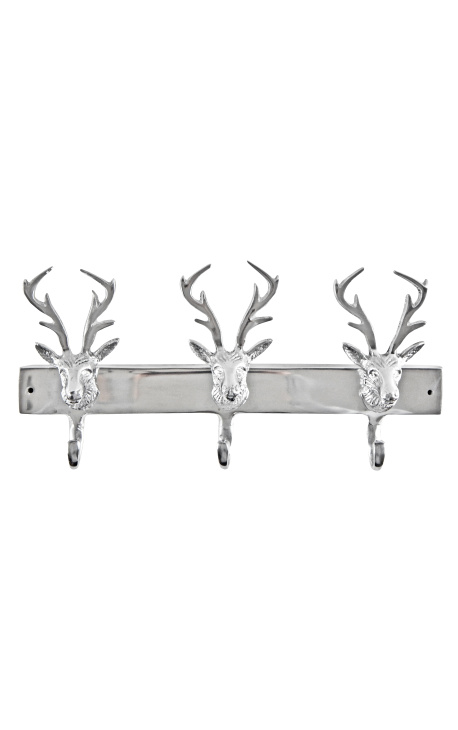 Door aluminium coat "drie heuvels" met 3 hooks