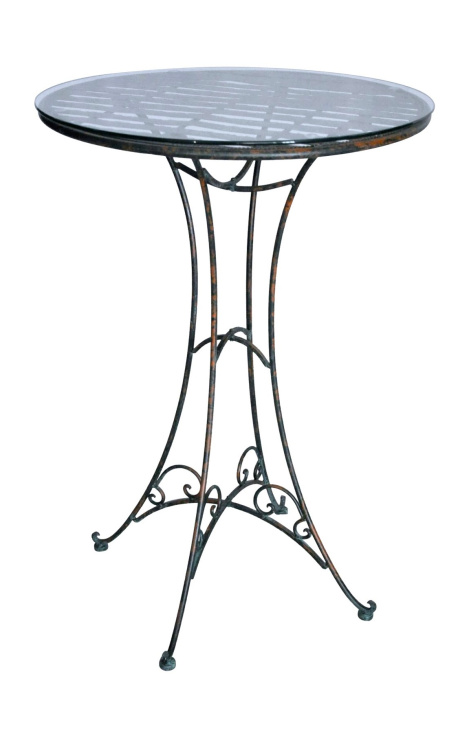 Wrought Iron Bar Table Collection Verdigri Wrought Iron Bar Table Collection Verdigri