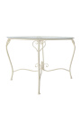 Wrought iron table. Collection "Peacock"