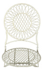 Wrought iron beige chair. Collection "Umbrella"