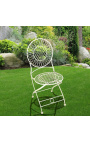 Wrought iron beige chair. Collection "Umbrella"