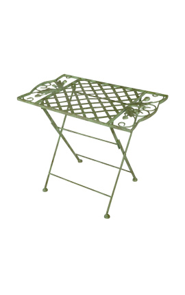 Folding table for kids in wrought iron. Collection "Oak"
