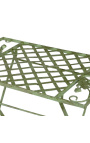 Folding table for kids in wrought iron. Collection "Oak"
