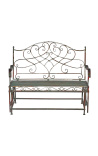 Wrought iron swing pad.Gyűjtés Verdigris