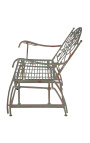 Zwarte ijzer swing bench.Collectie "Verdigris"