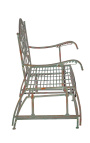 Zwarte ijzer swing bench.Collectie "Verdigris"