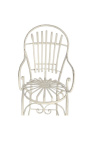 Bar chair in wrought iron. Collection "Elegance"