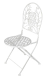 Chaise pliante en fer forgé. Collection Olivier