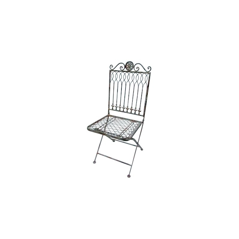 Folding Chair In Wrought Iron Collection Recamier