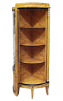 Erste französische Eckvitrine im Empire-Stil mit Intarsien aus Ulmenholz - 8